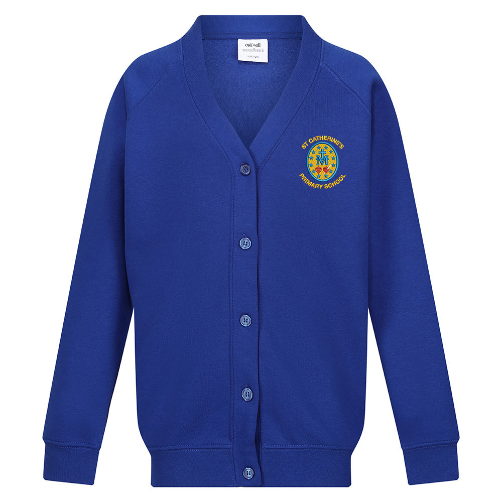 St Catherines Primary Glasgow Sweat Cardigan Royal