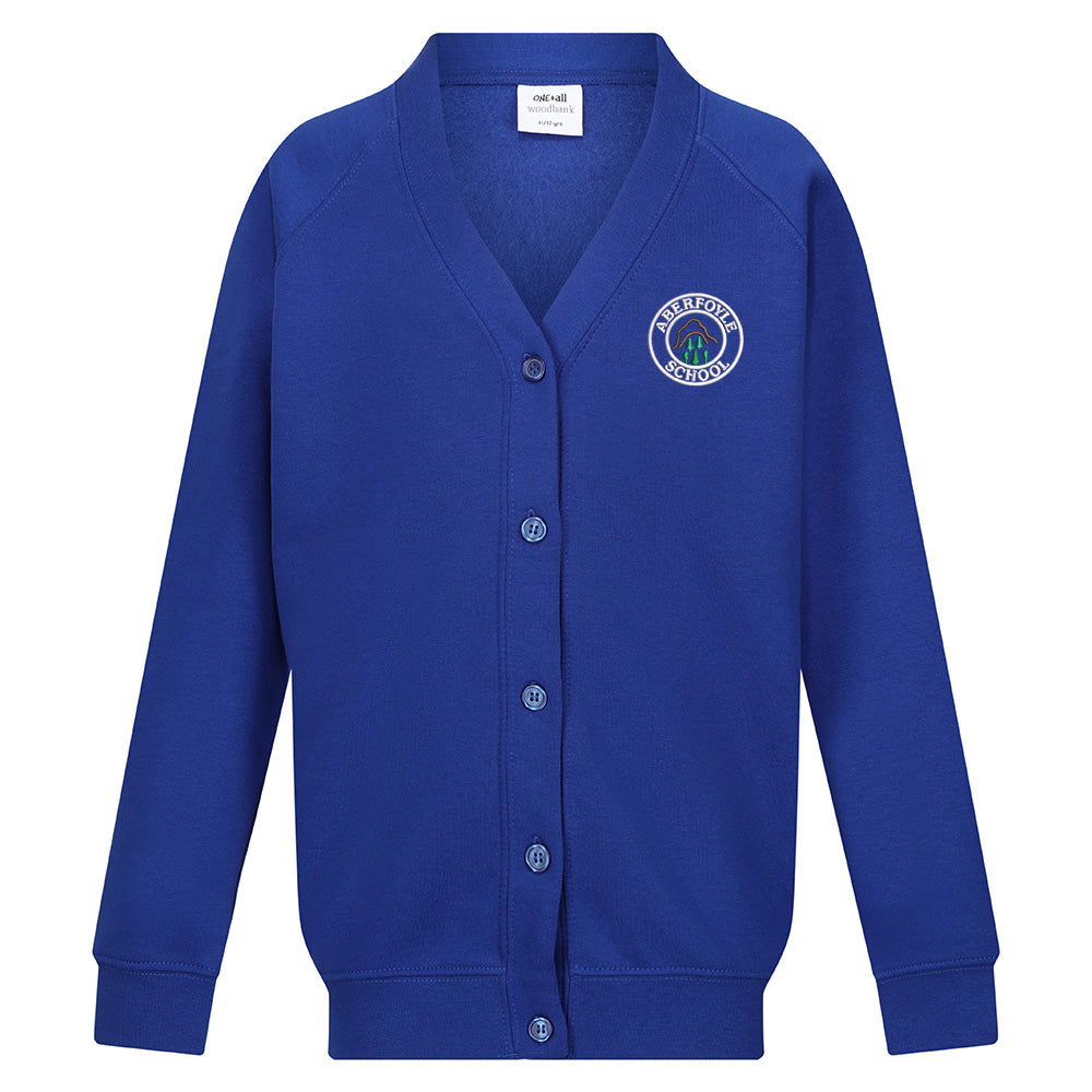 Aberfoyle Primary Sweat Cardigan Royal
