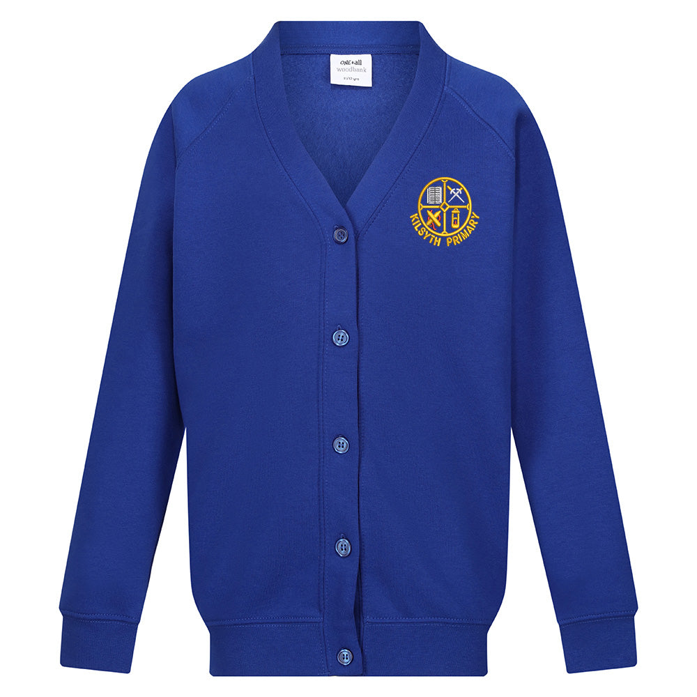 Kilsyth Primary Sweat Cardigan Royal