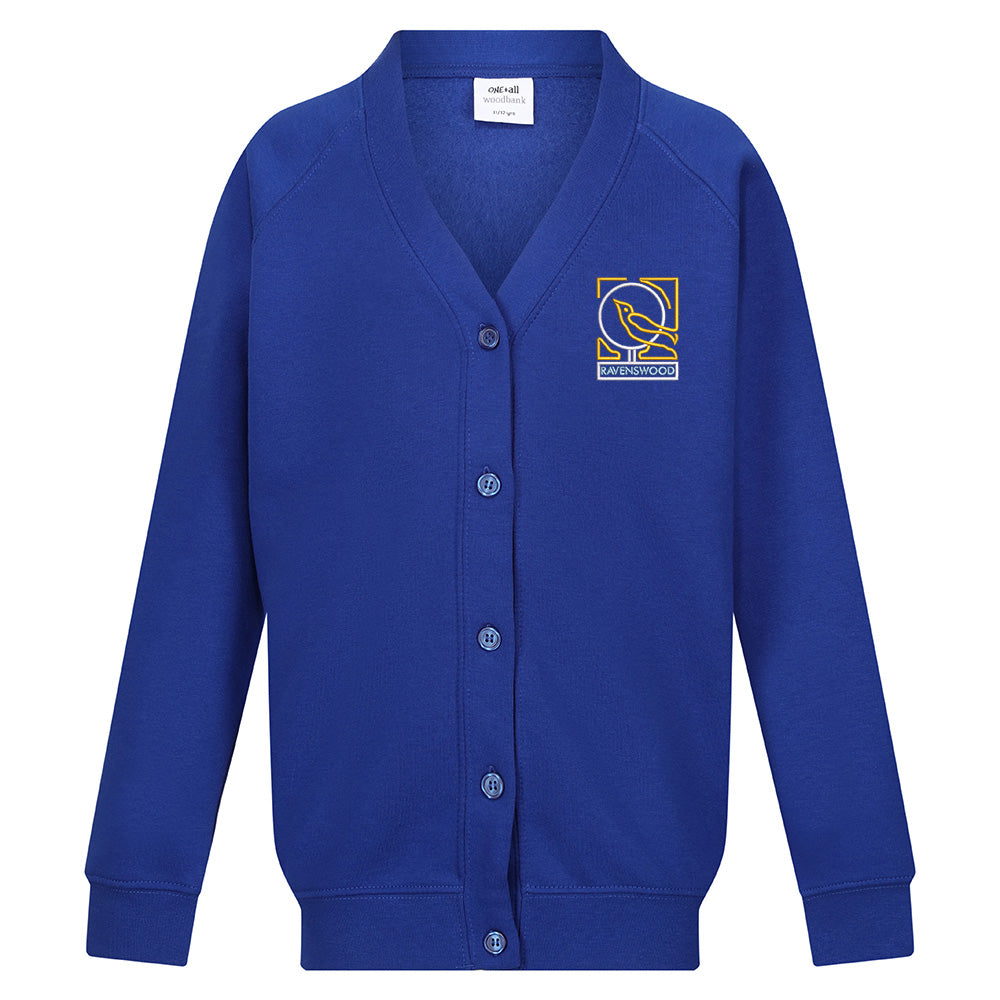 Ravenswood Primary Sweat Cardigan Royal