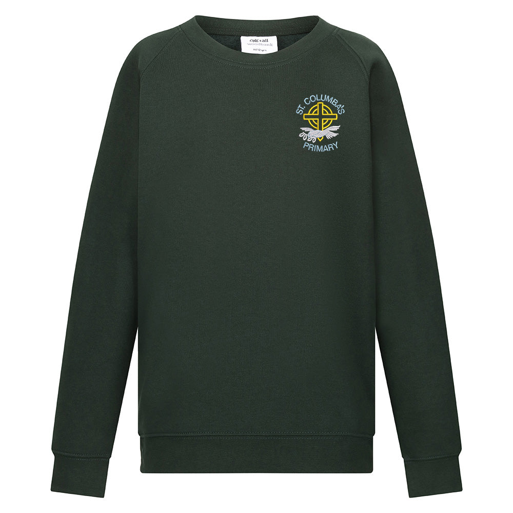 St Columbas Primary Bathgate Crew Neck Sweatshirt Bottle