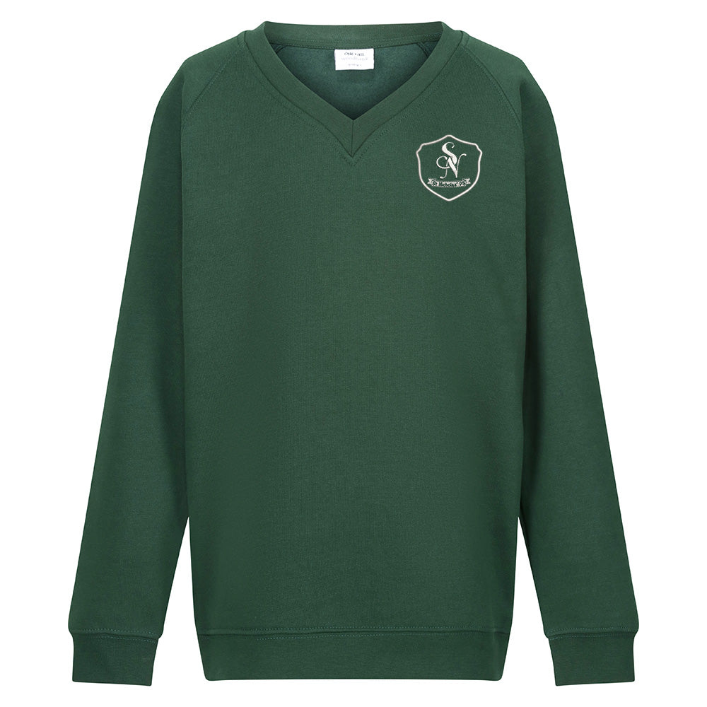 St Nicholas Primary V-Neck Sweatshirt Bottle