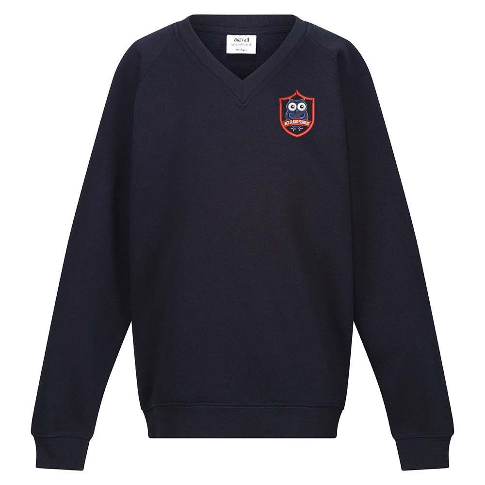 Neilsland Primary V-Neck Sweatshirt Navy