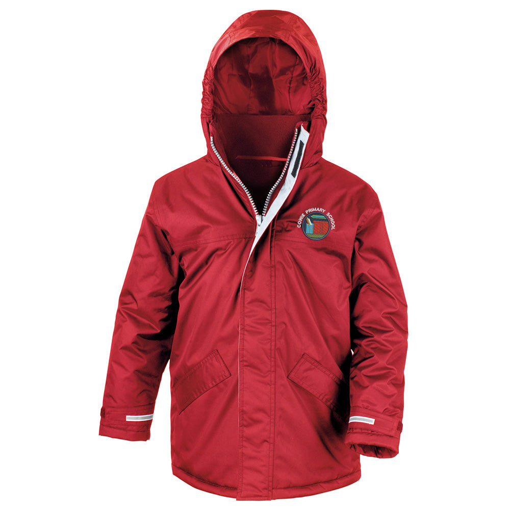 Cowie Primary Core Kids Winter Parka Red