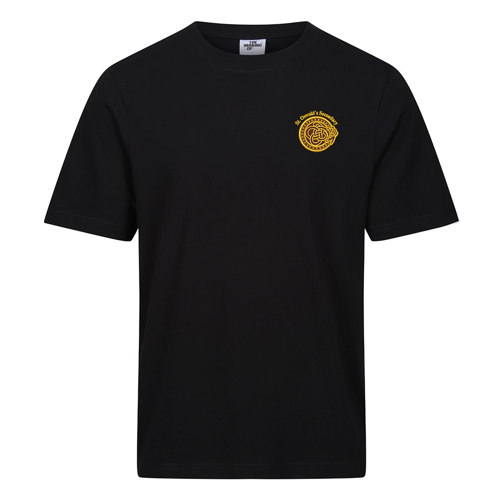 St Oswalds Secondary T-Shirt Black