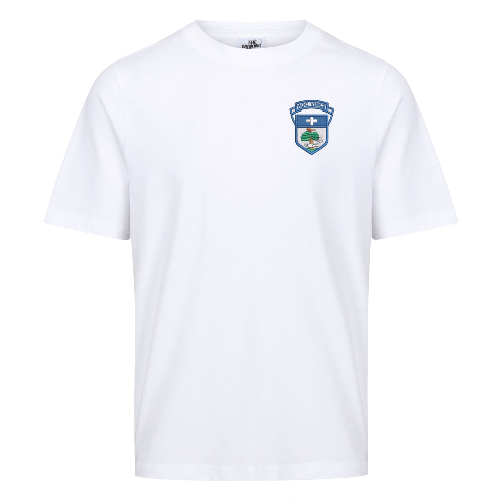 Holyrood Secondary Classic T-Shirt White