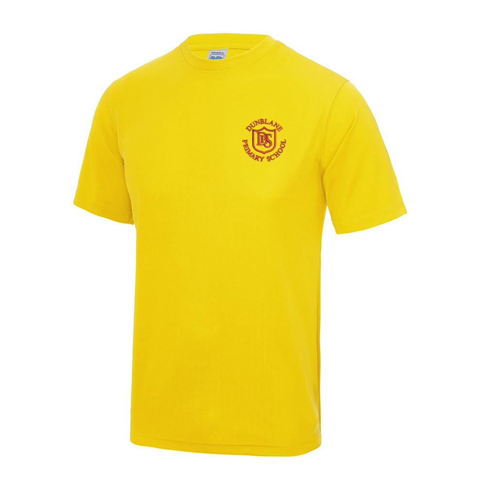 Dunblane Primary T-Shirt Yellow