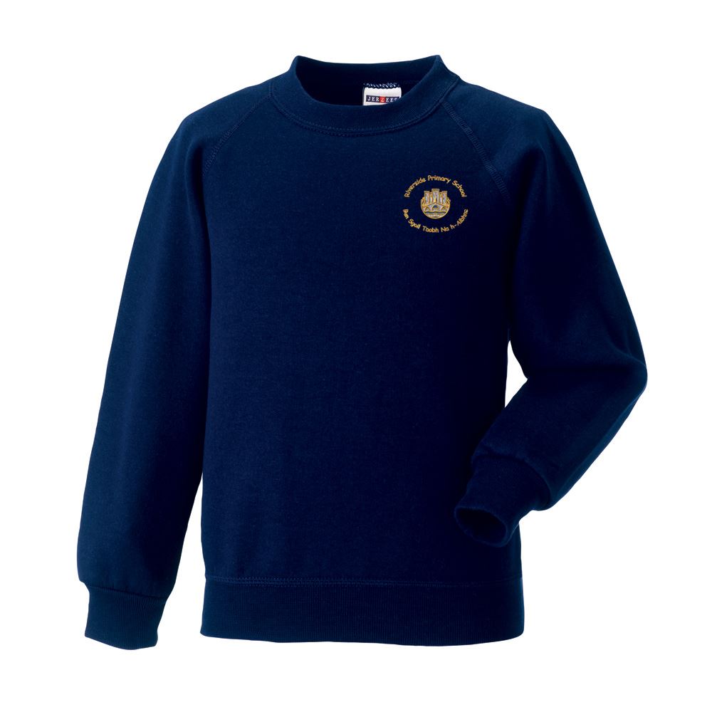 Riverside Primary Stirling Crew Neck Sweatshirt Navy