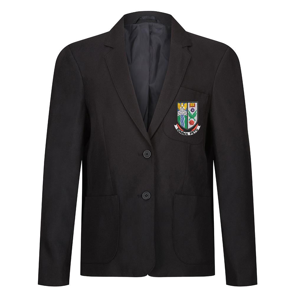 Denny High Girls Poly Blazer Black