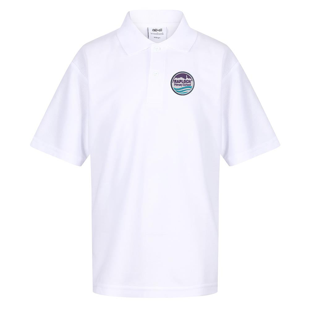 Raploch Primary Poloshirt White