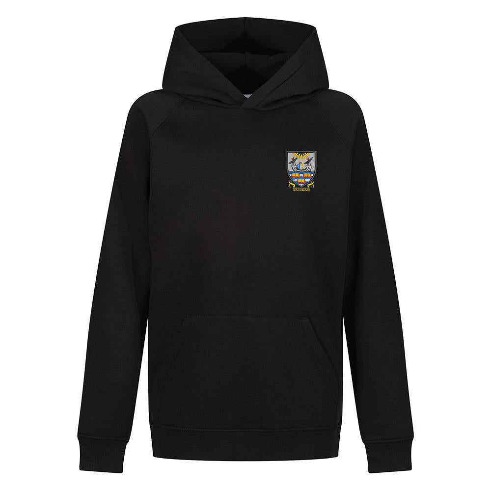 Leith Academy Hooded Sweatshirt Black