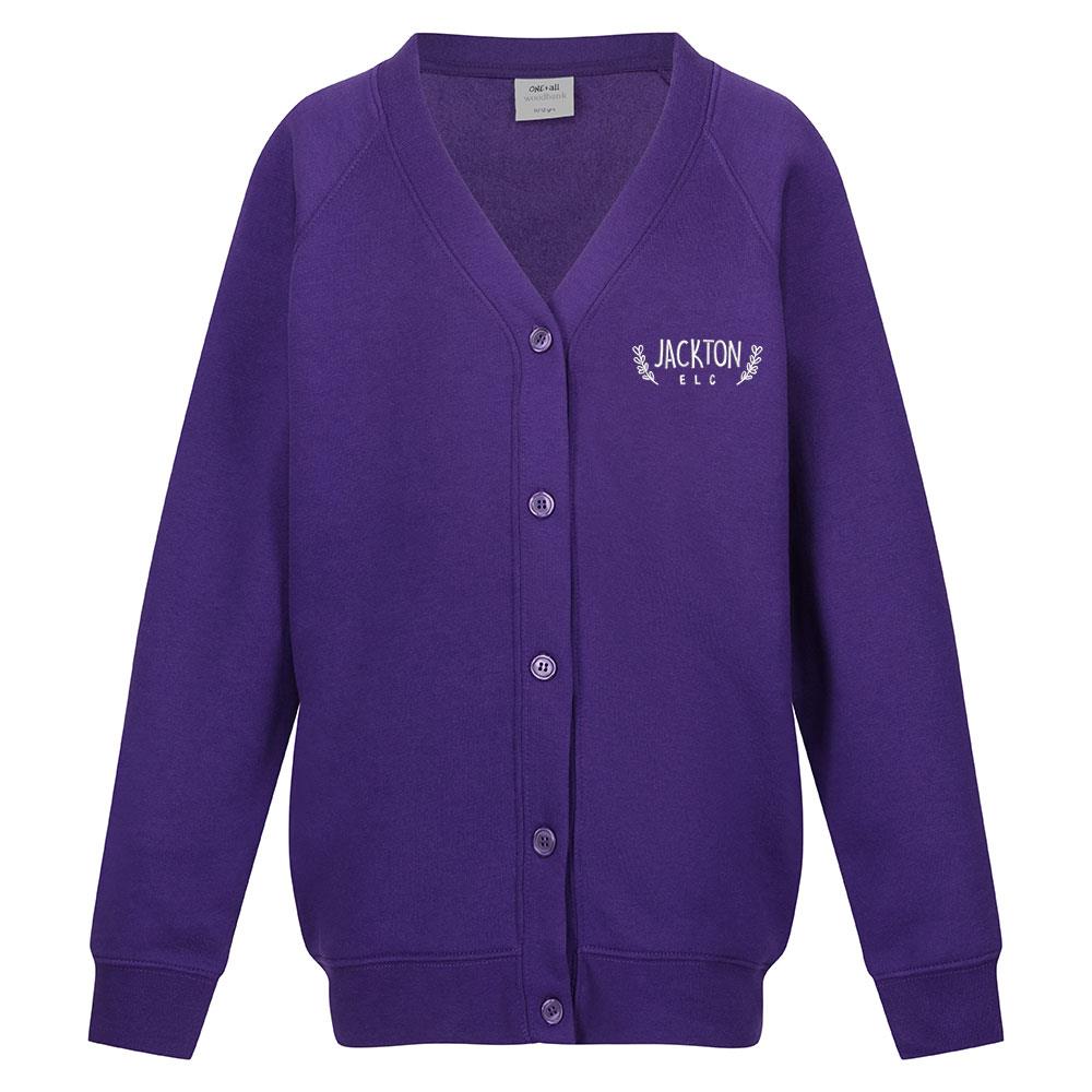 Jackton ELC Sweat Cardigan Purple
