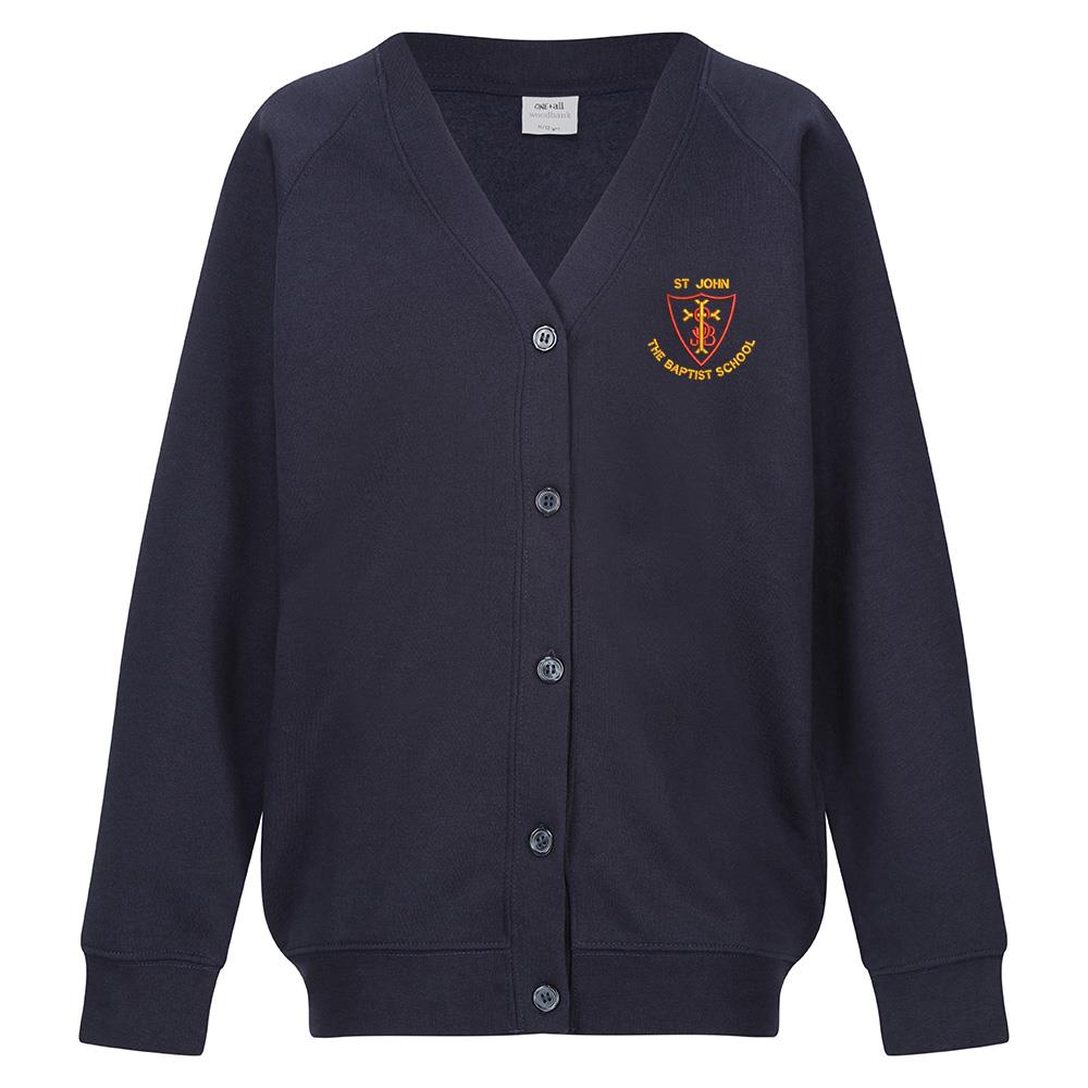 St John The Baptist Primary Sweat Cardigan Navy