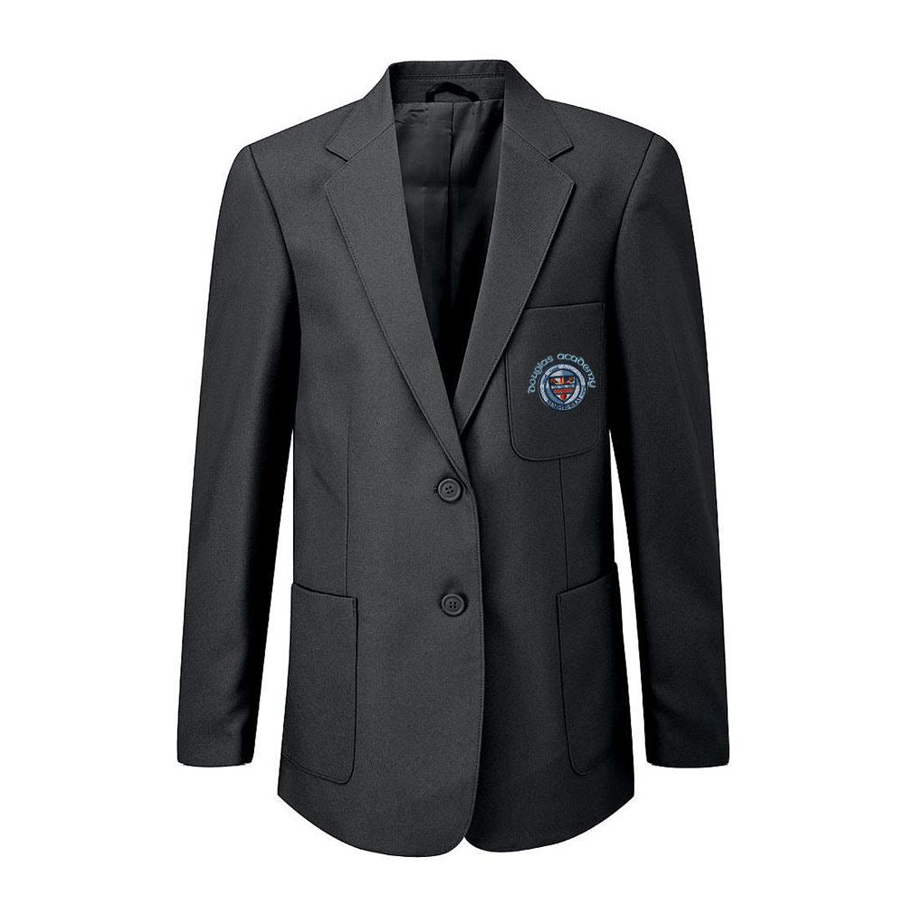 Douglas Academy Girls Poly Blazer Black