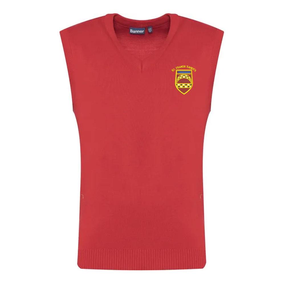 St Francis Xaviers Primary Slipover Red