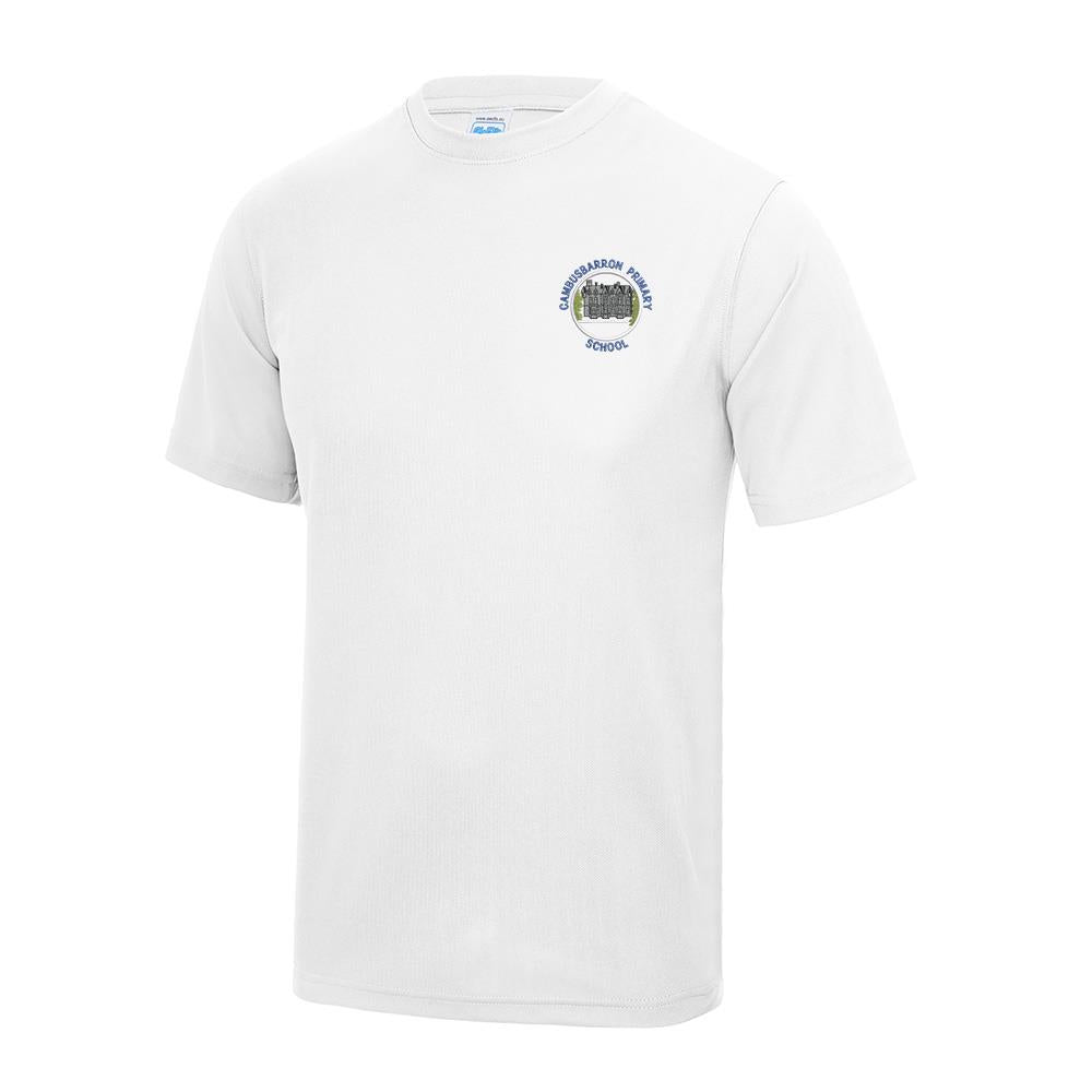 Cambusbarron Primary T-Shirt White