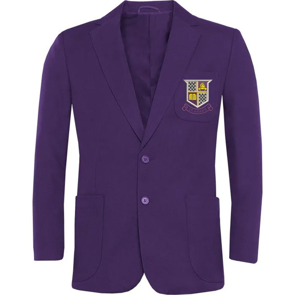 St Aidans Primary Girls Poly Blazer Purple