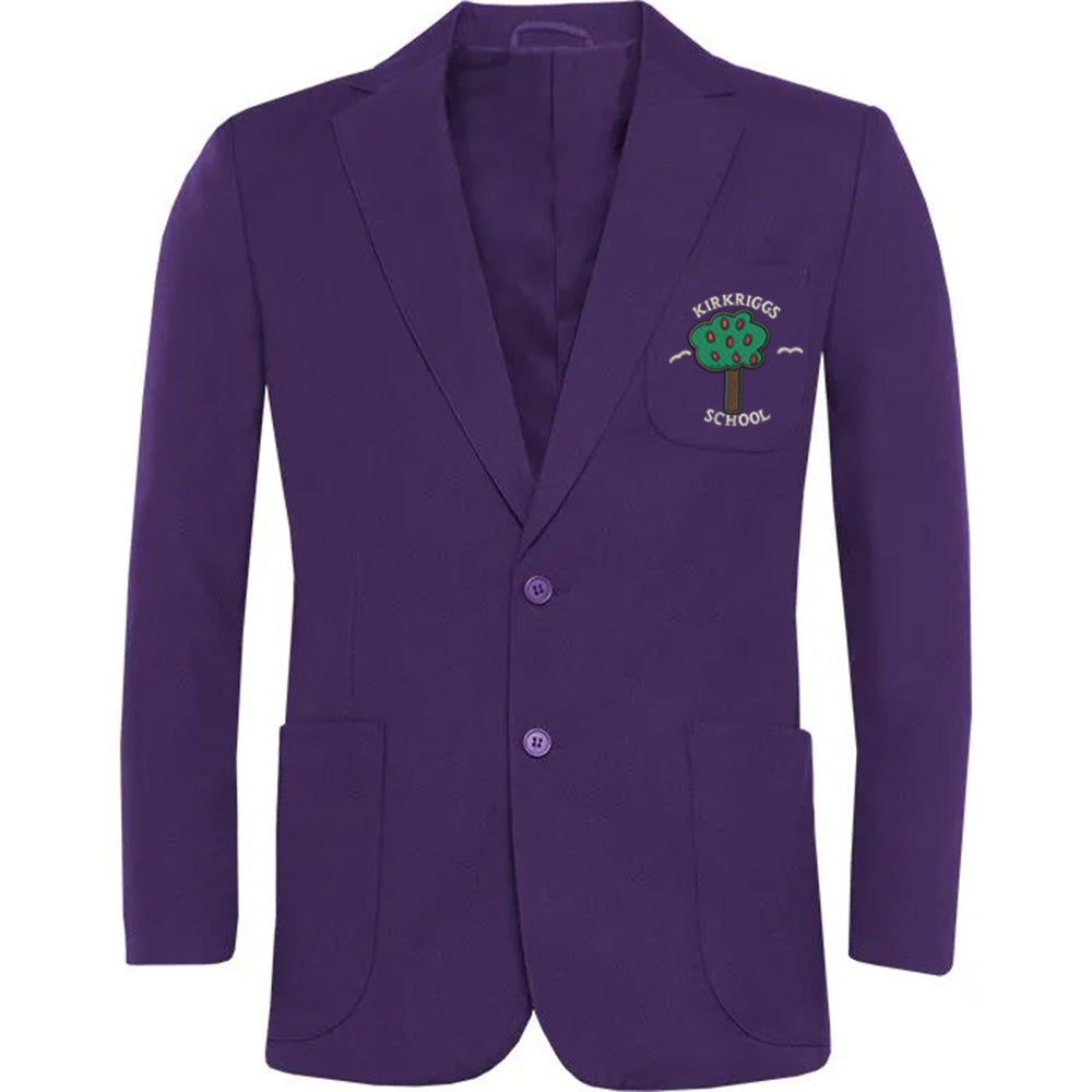 Kirkriggs Primary Boys Poly Blazer Purple