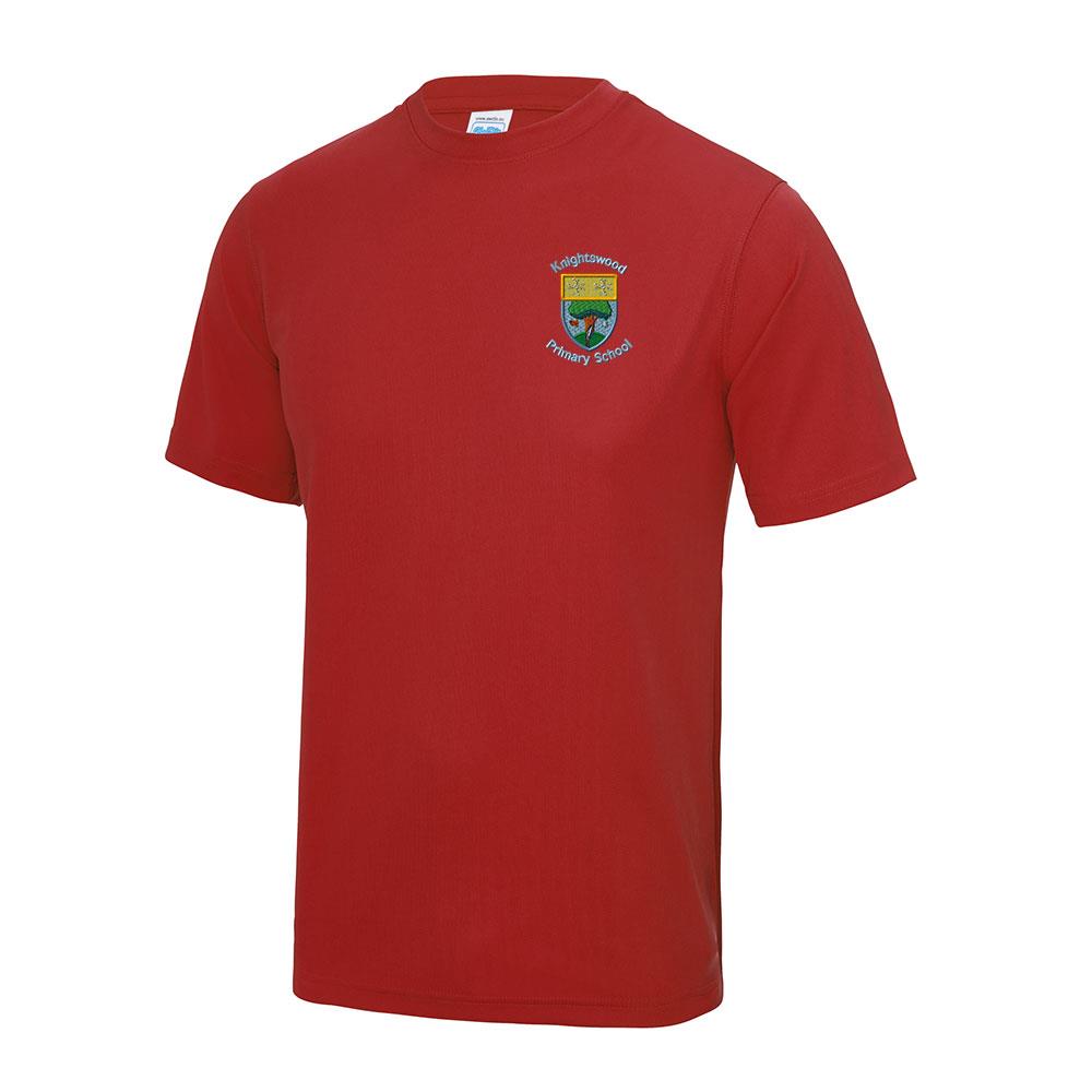 Knightswood Primary T-Shirt Fire Red