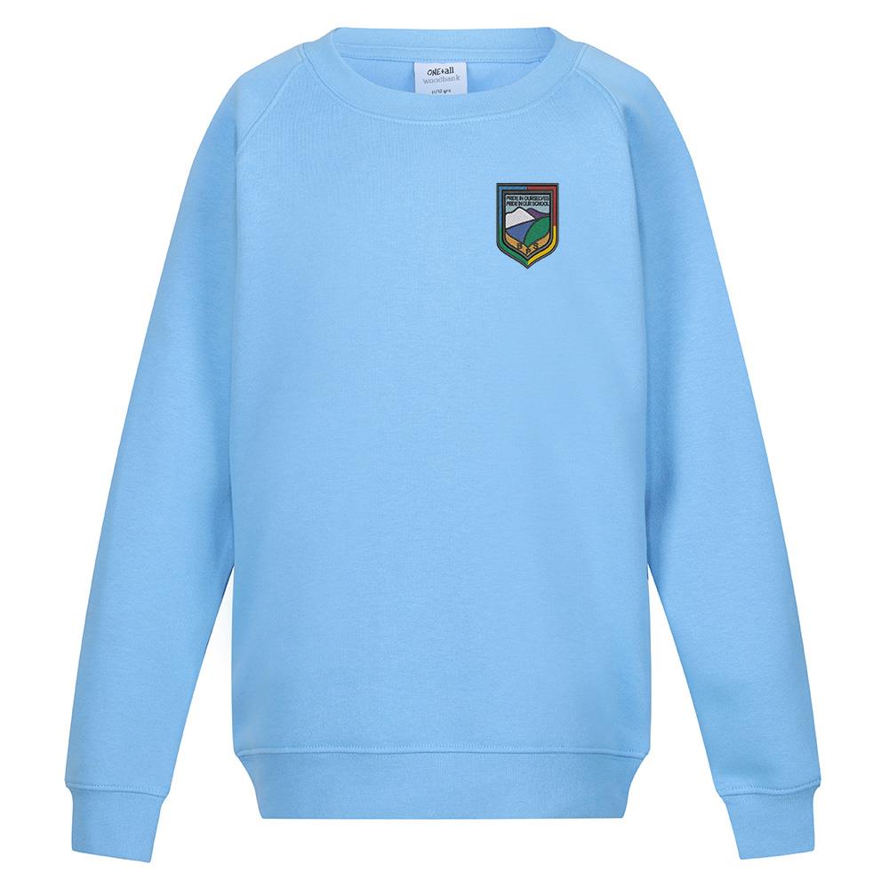 Bannockburn Primary Crew Neck Sweatshirt Sky (Primary 7)
