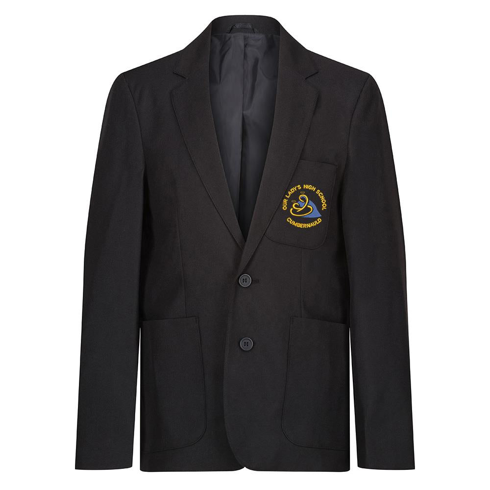 Our Ladys High Boys Poly Braided Blazer Black