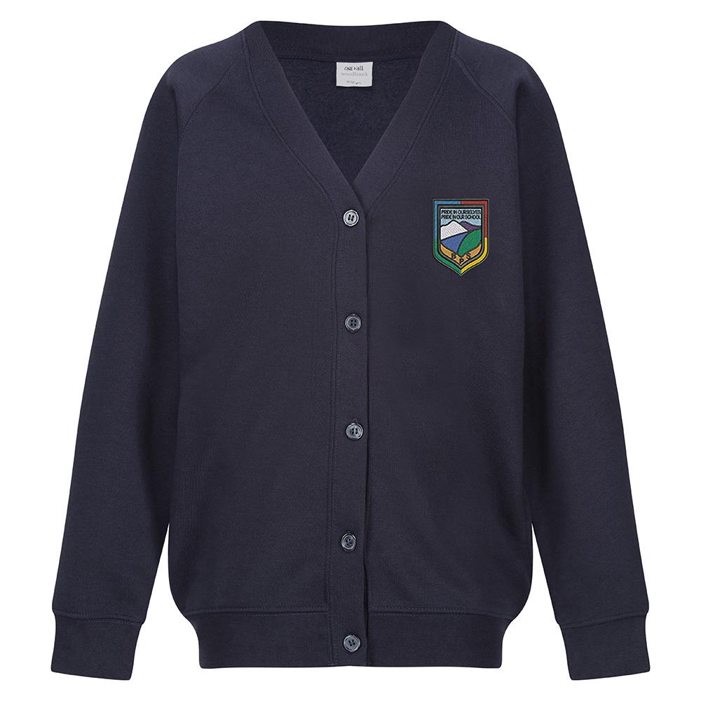 Bannockburn Primary Sweat Cardigan Navy