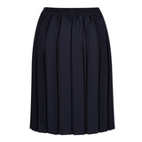 Junior Girls Box Pleat Skirt Navy