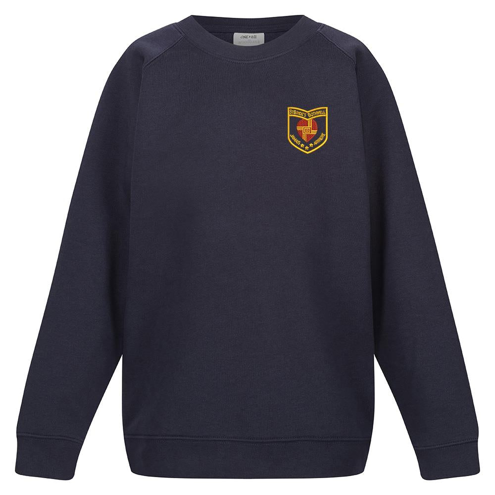 St Brides Primary Bothwell Crew Neck Sweatshirt Navy