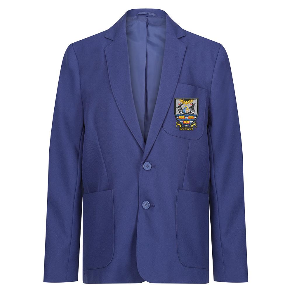 Leith Academy Boys Poly Blazer Royal