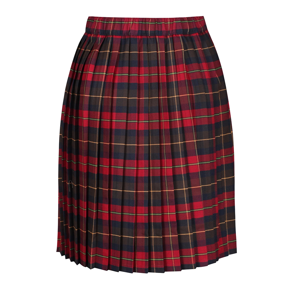 Junior Girls Kilt Maroon Tartan