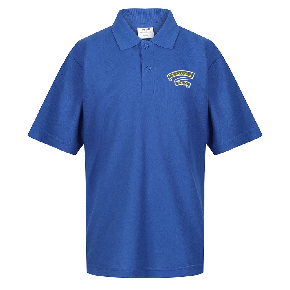 Stenhousemuir Primary Poloshirt Royal