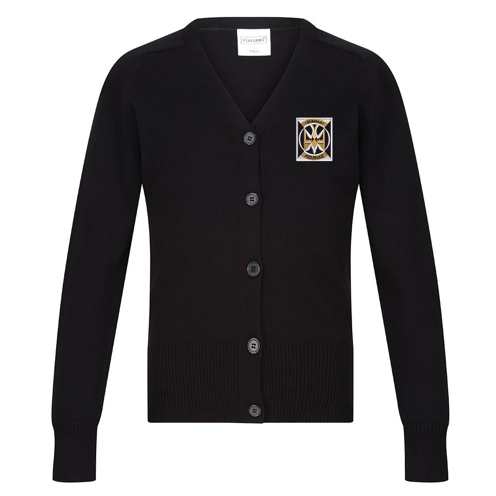 St Thomas Aquinas Secondary Girls Cotton Cardigan Black
