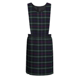Junior Girls Pinafore Green Tartan