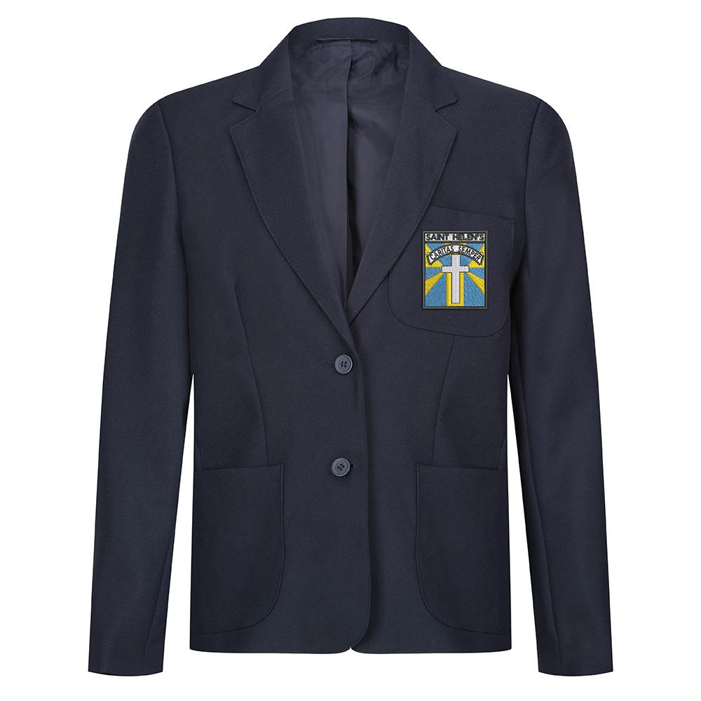 St Helens Primary Girls Poly Blazer Navy