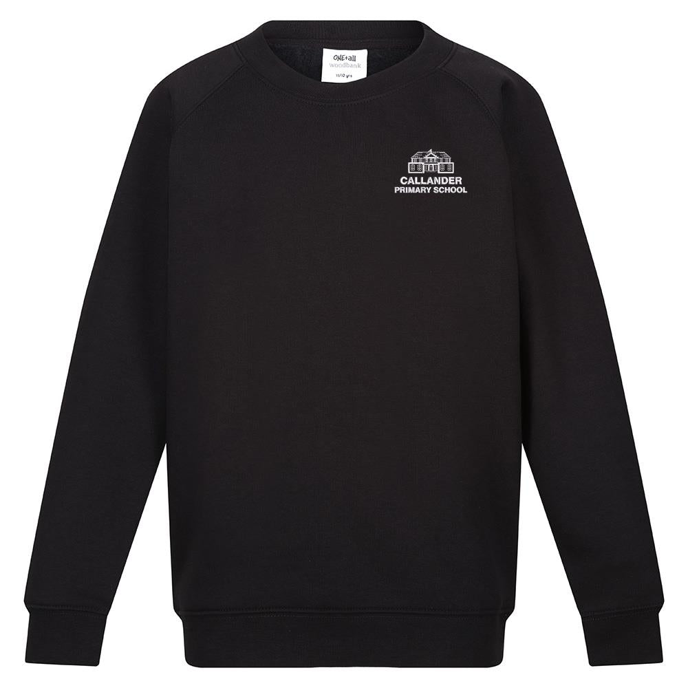 Callander Primary Crew Neck Sweatshirt Black