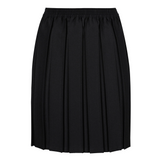 Junior Girls Box Pleat Skirt Black