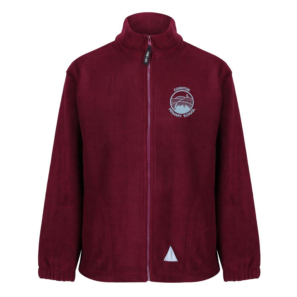 Cornton Primary Ourdoor Fleece Maroon