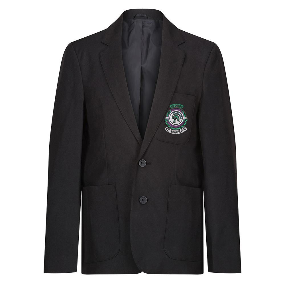 St Maurices High Boys Poly Blazer Black