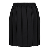Junior Girls Box Pleat Skirt Black