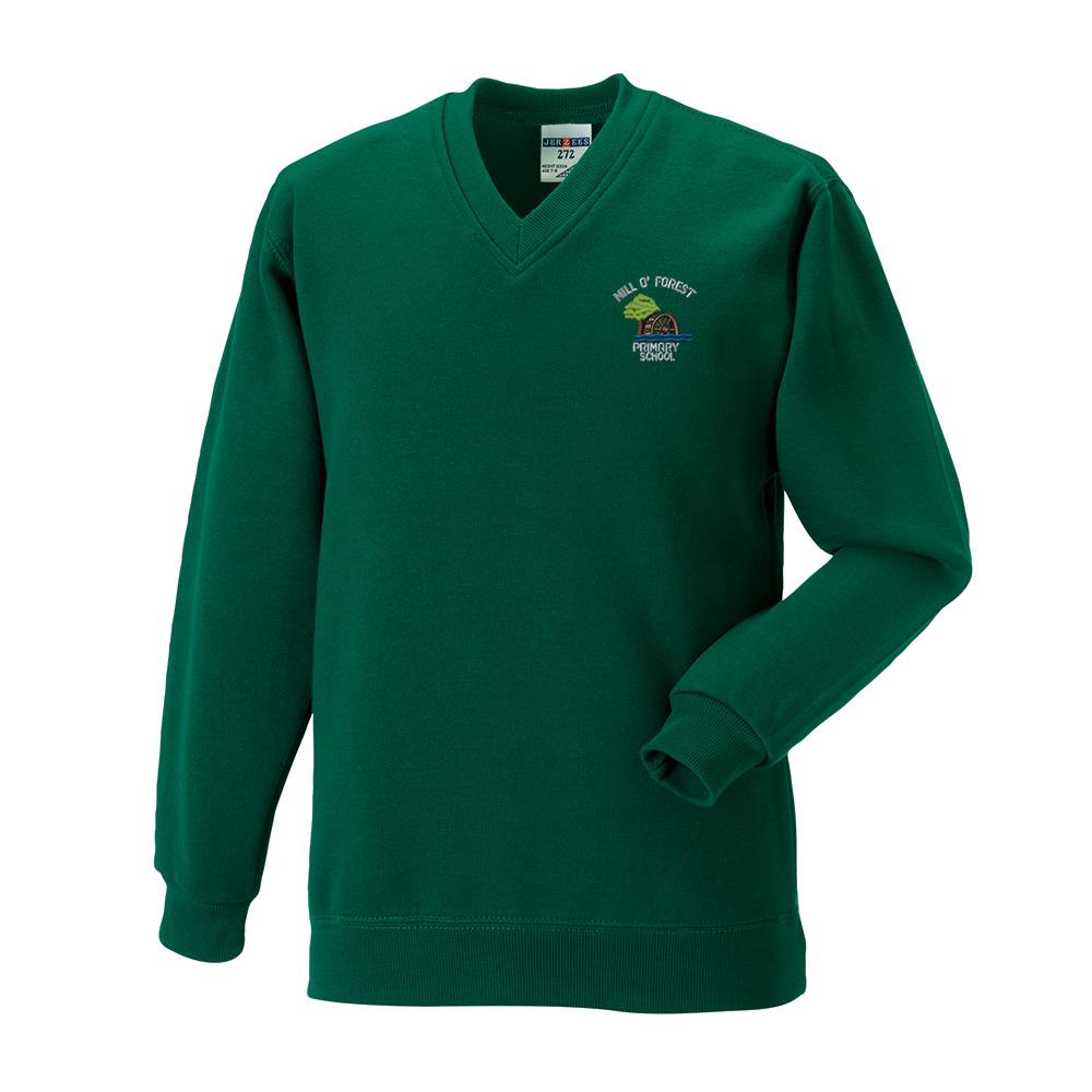 Mill O Forest Primary V-Neck Sweatshirt Bottle