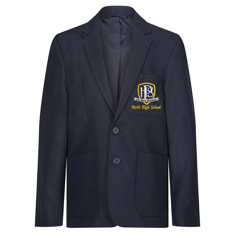 Perth High Boys Poly Blazer Navy
