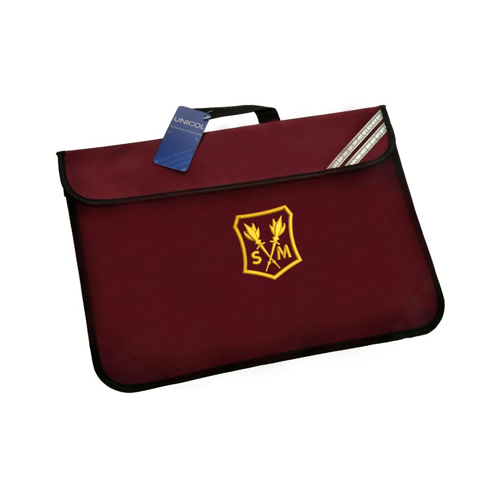 St Marthas Primary Book Bag Maroon