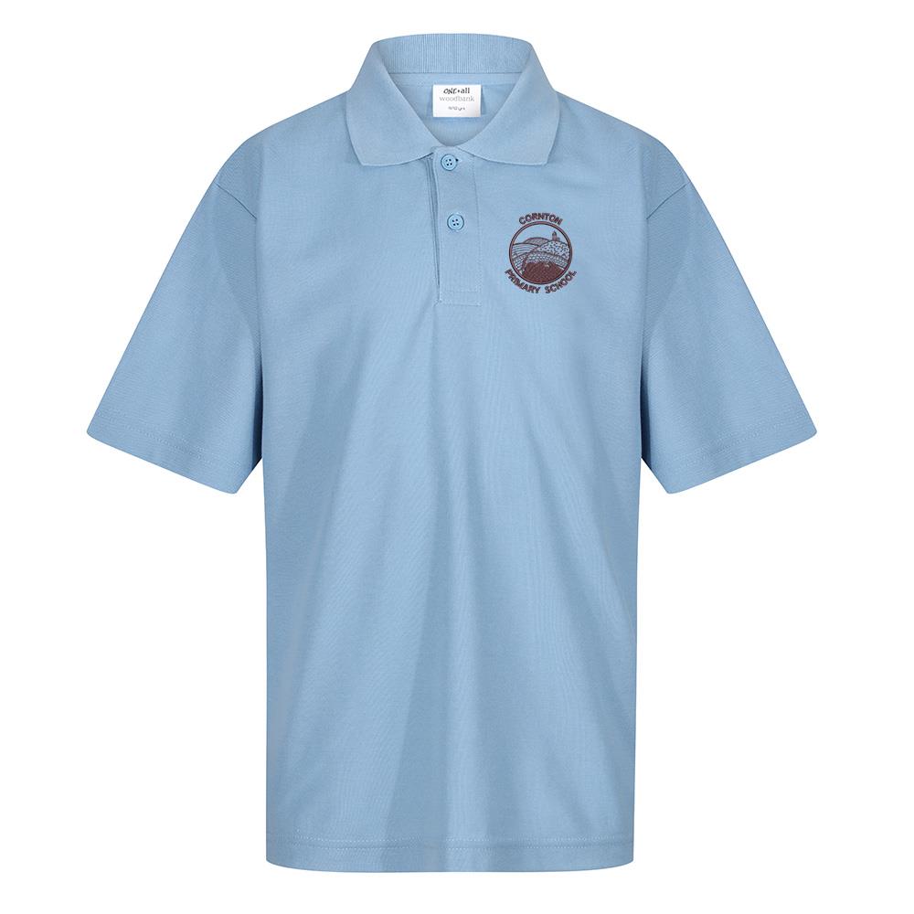 Cornton Primary Poloshirt Sky