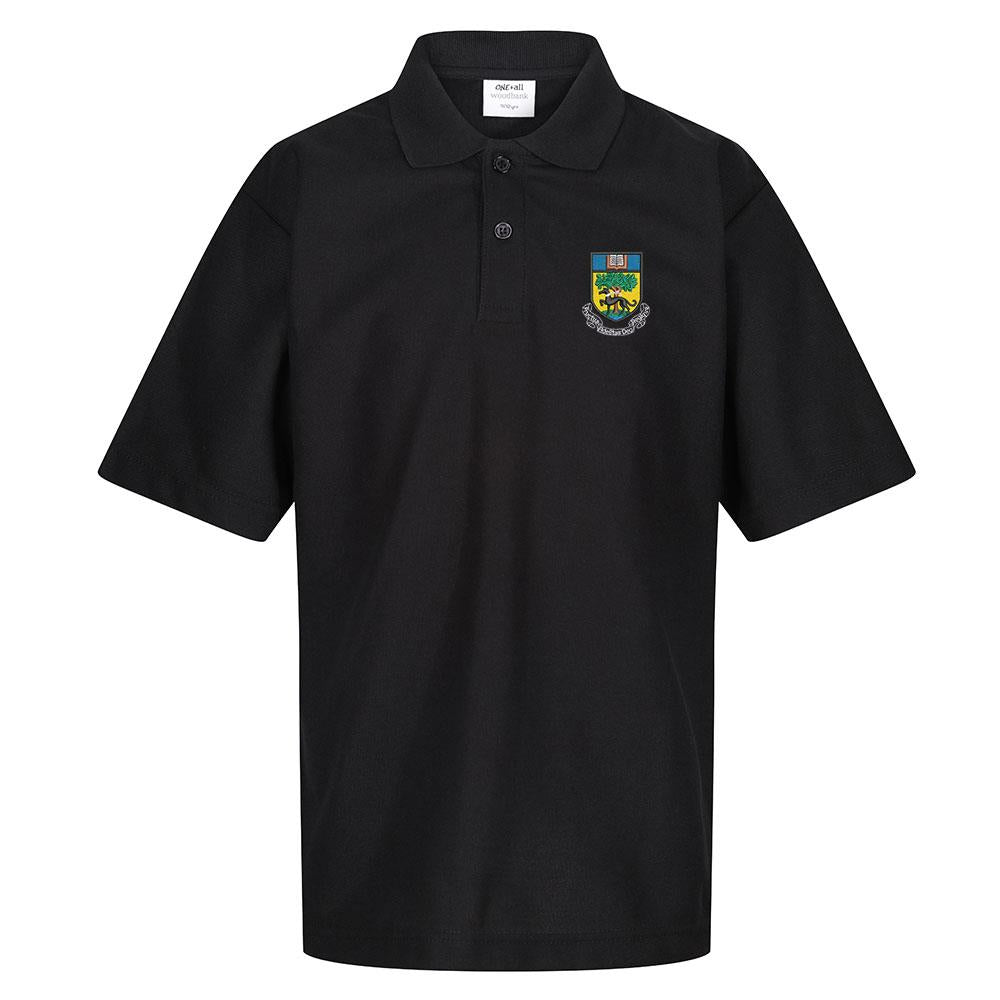 Linlithgow Academy Poloshirt Black