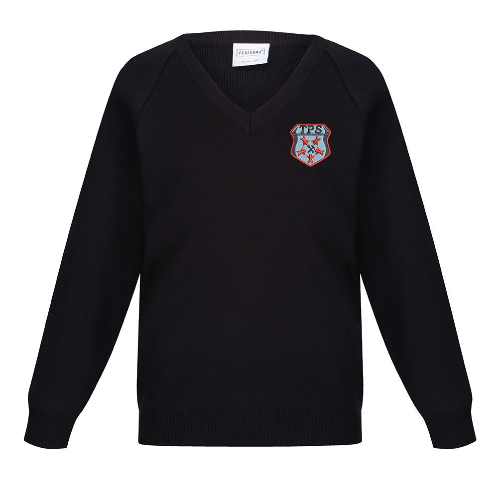 Tannochside Primary 50/50 V-Neck Navy