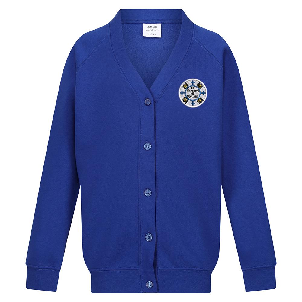 St Margaret of Scotland Primary Sweat Cardigan Royal