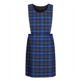 Junior Girls Pinafore Blue Tartan