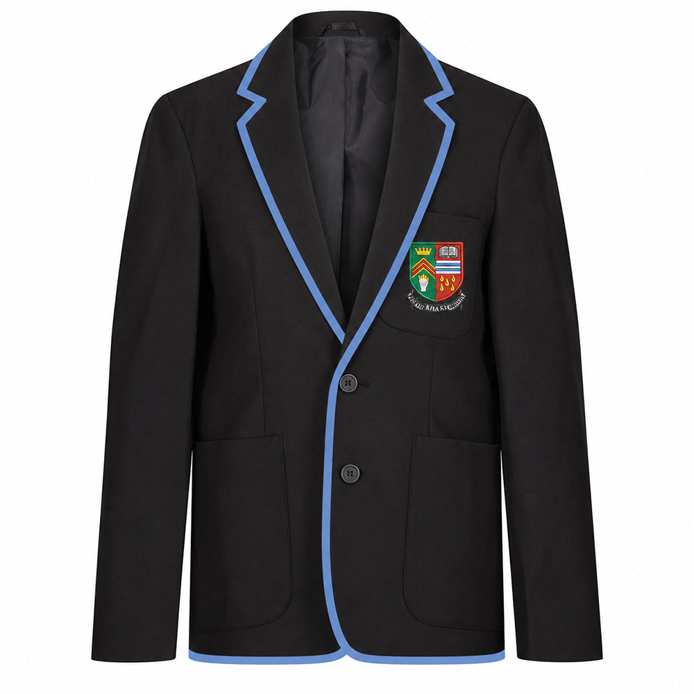 Dunblane High Boys Poly Braided Blazer Black