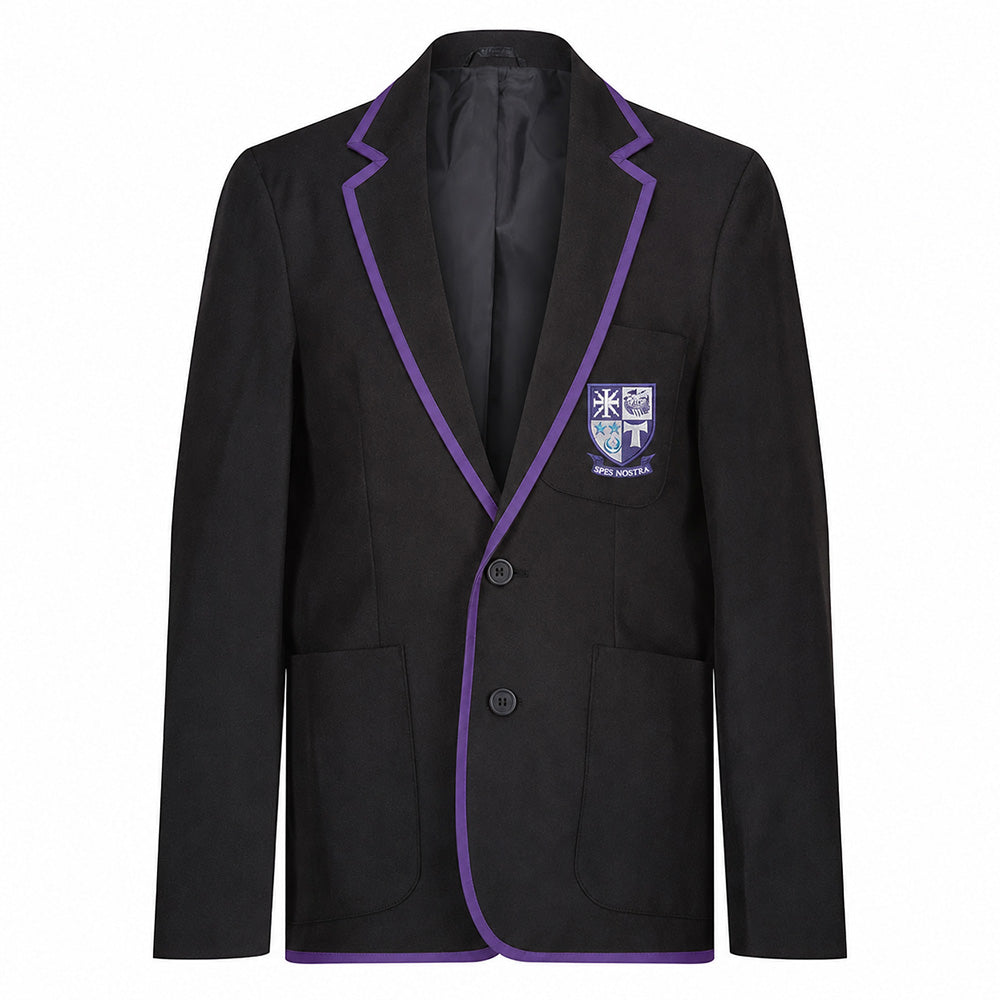 Holy Rood RC High Boys Poly Braided Blazer Black