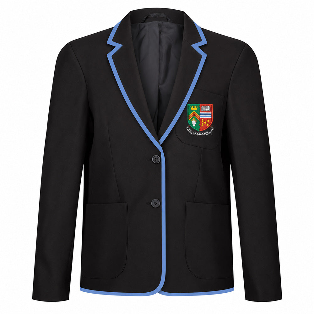 Dunblane High Girls Poly Braided Blazer Black